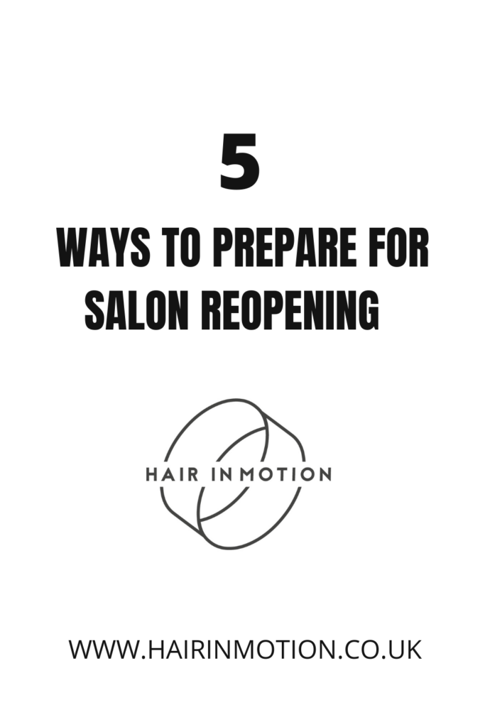 Ways to prepare for salon reopening